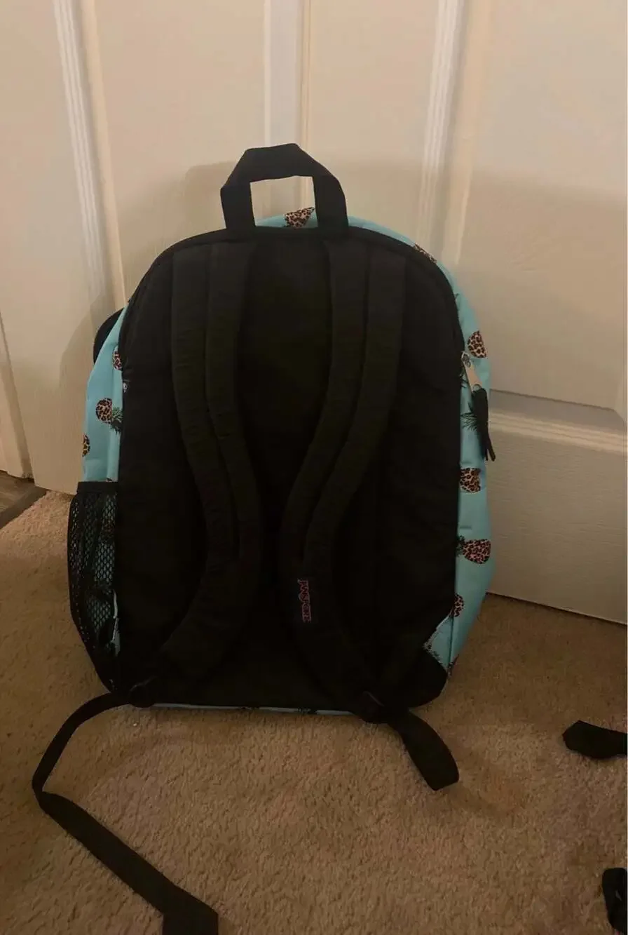 JanSport Big Student Backpack in Leopard Pineapples Print NWT